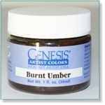 410101 - Paint :  Genesis Burnt Umber -Soon available