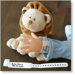 7742 - Accessories :  Hospital Wrist Band Sheet - White 