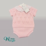 800126 - Clothing : heart knit suit with white collar 