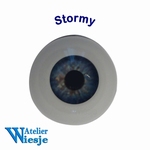630900 - Eyes : Polyglass ogen  Stormy 