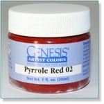 410121 - Paint :  Genesis Pyrrole Red 02 -Soon available